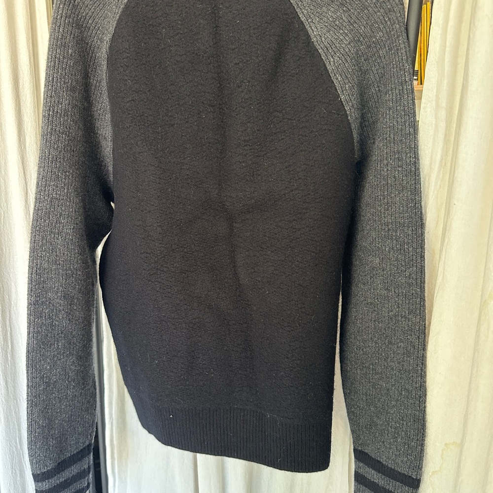 Rag & Bone Large Merino Wool Sweater Raglan Ribbed - Picture 2 of 3